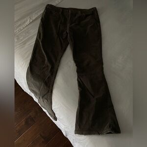 Brown Corduroy Pants by Pure Color size 32